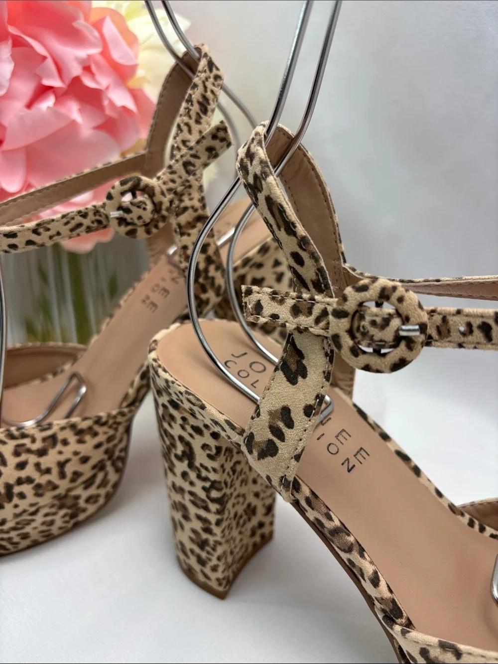 Jouree Collection Leopard Print Platform Slingback Heels‎ - Women’s 7.5 #353